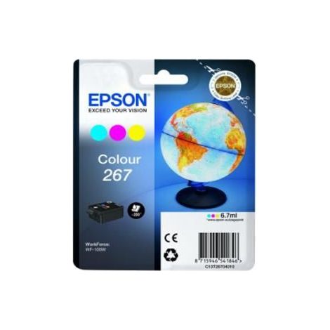 Cartucho de Tinta Original Epson 267 6,7 ml Cyan Magenta Amarillo (1/5)