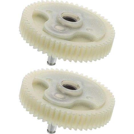 Engrenages de Pompe pour Compresseur D'air Automobile Beige en Plastique, 2 Pièces, Résistants à l'usure, Adaptateurs pour Pompe à Air Automobile en Maison (1/5)