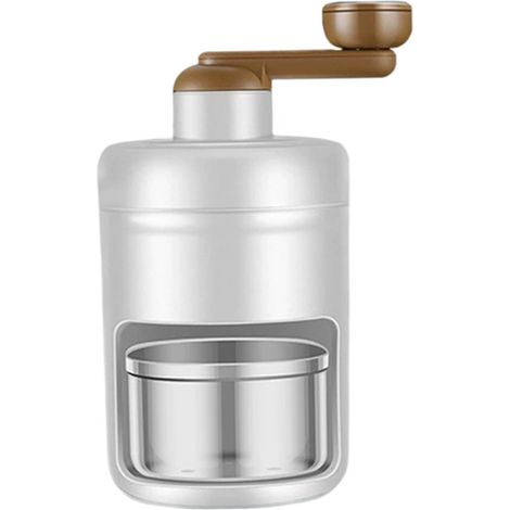 Trituradora de hielo manual，máquina portátil para raspar hielo con manivela，equipada con cuchillas de acero inoxidable (1/5)