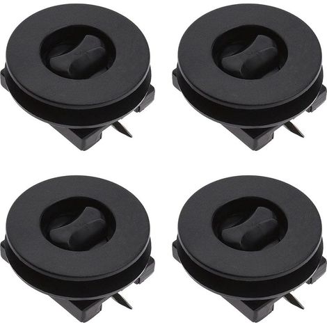 4pcs Tapis de Voiture Retenue Anti-dérapant Boucle Torsion Clip en Plastique Fixation Montage Double Couche Pinces Supports (1/5)