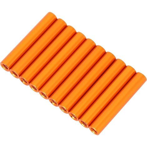 M3 x 30 Goujon d'assemblage, Entretoise Ronde De Colonne À Entretoise Tiges De Fixation De Goujon en Aluminium, Lot de 10 (1/5)