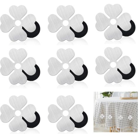 Lot de 8 poids de nappe magnétiques 55 g Poids pour nappes,rideaux,rideaux de douche,réfrigérateurs (1/5)