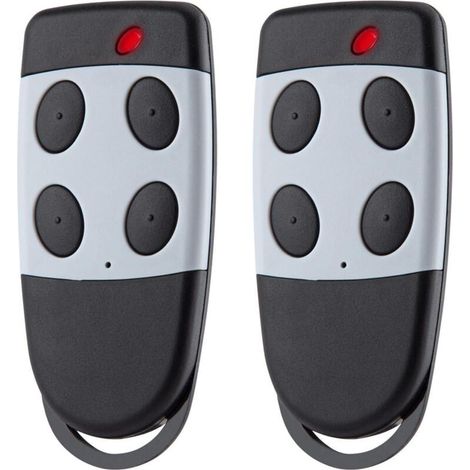 Télécommandes de porte de garage CARDIN S449 QZ4 et S449 QZ2 compatibles 433,92 MHz, lot de 2 (1/4)