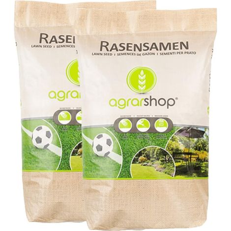 Agrarshop Graines de gazon Gazon de sport sursemé RSM 3.2 20 kg Graines de gazon de qualité Gazon (1/5)