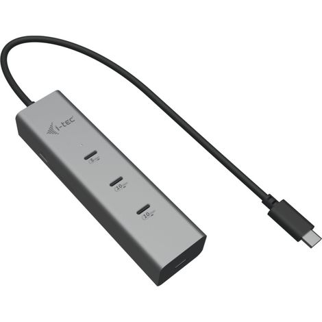i-tec Metal USB-C Charging HUB 5port with USB-C video 8K + Power Delivery 85W (1/4)