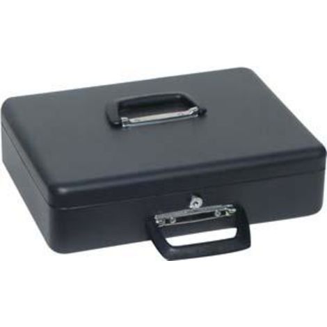 Caisse, noire, insert euro, 370 x 290 x 110 (1/2)