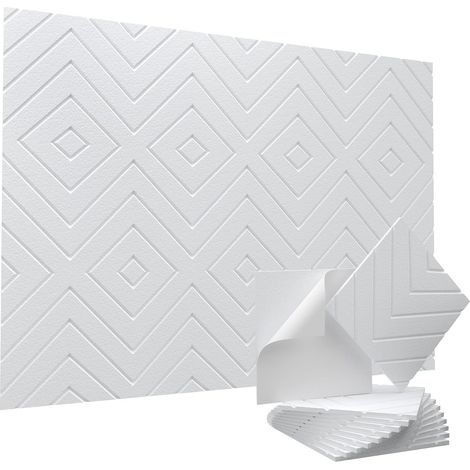 Panneaux Acoustiques Autocollants Lot de 20 30×30×1 cm – Panneaux Insonorisants pour Mur (1/5)
