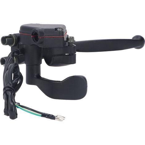 Ensemble de levier de frein double de 22 mm (0,87 po) avec câble d'accélérateur et commande au pouce pour quad 50 cc, 90 cc, 150 cc et 250 cc (1/5)