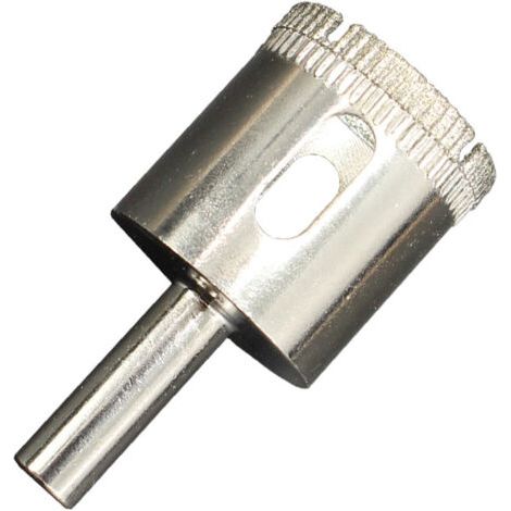 foret diamanté, outil de foret de scie cloche pour couper le verre/carrelage/céramique/marbre/porcelaine, foret creux avec revêtement diamanté, 10 mm (1/5)