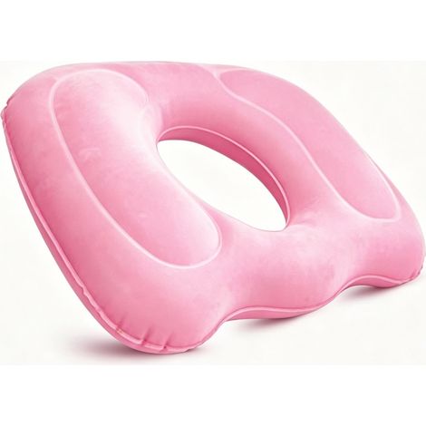 Aufblasbares orthopädisches Sitzkissen, ergonomisches Sitzkissen für Büro, Auto und Rollstuhl, druckentlastender Sitzkissenring für Rücken- und Oberschenkelkomfort und -unterstützung [NX] (1/5)