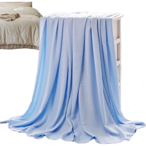 Couette en Fibre de Bambou Courtepointe d'été Couette de refroidissement respirante légère et fine en fibre de bambou respectueuse de la peau pour la maison (1/5)