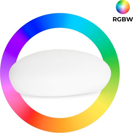 Außenlampe "Stone" - RGBW - 1,2W - 40cm - Wiederaufladbar