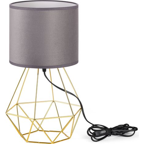 Lampada Tornado asbz velluto grigio (1/5)