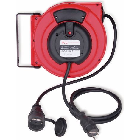 PCE KABELAUFROLLER 10M 3G2.5 ROT (42174 ROT)