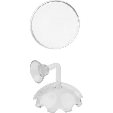 Deux récipients transparents pour aquariums et mangeoires à crevettes. (1/5)