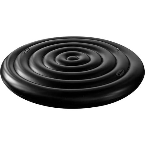 145cm Aufblasbare Whirlpool-Abdeckung, Rund Whirlpool Abdeckung mit Doppelgriffen, Winddicht & Regendicht, Schnelles Aufblasen und Entleeren, Whirl-Pooldeckel für Outdoor-Badewannen & Schwimmbad