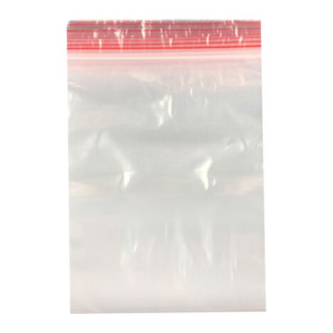 Lot de 100 sachets à fermeture à pression - 25 x 35 cm - En plastique - Fermeture à pression - 40 tailles au choix (1/5)