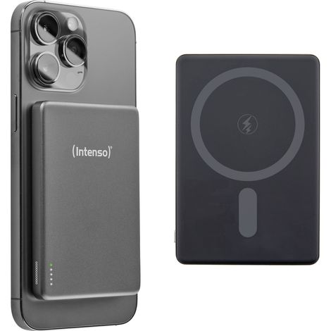 Intenso Intenso Power Bank MW5000 grey Powerbank (batterie supplémentaire) 5000 mAh Power Delivery LiPo USB-C® gris (1/5)