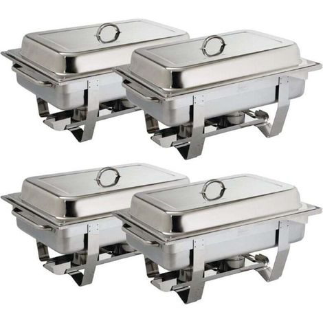 Chafing Dish Milan Inox GN 1/1 - Lot de 4 - (1/5)