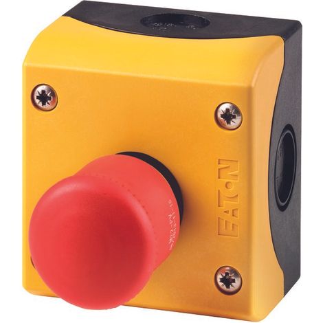 Botón de seguridad de montaje superior 1Z1R de la unidad M22-PV/KC11/IY