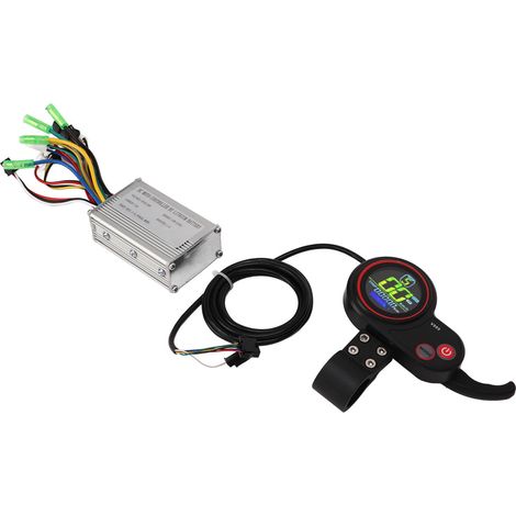 Kit contrôleur de moteur sans balais 36V/48V 15A et écran LCD pour vélos et scooters électriques, guidon de 22,2 mm (1/5)