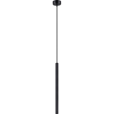 Lampada a sospensione Arche nero 8x120x8cm Sollux