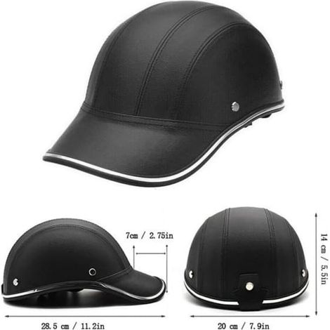 Demi-casque de moto, casque pour vélo électrique et scooter, protection UV, taille 54-60 cm, argent. (1/4)