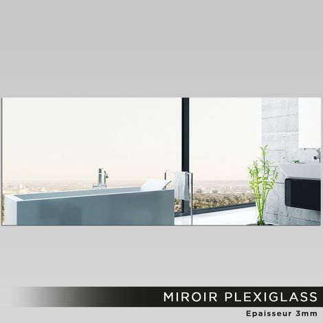 Miroir Plexiglass - Rectangle - 5x12,5 cm (1/2)