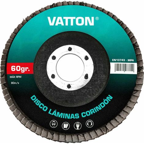 Disque à ébarber vatton g60 corindon 125 mm 10 pcs (1/2)