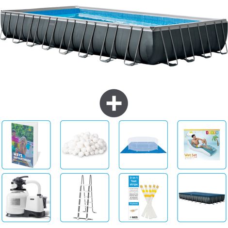 Ultra XTR Pool Rechteckig - 975x488x132 cm - 9-teilig S527