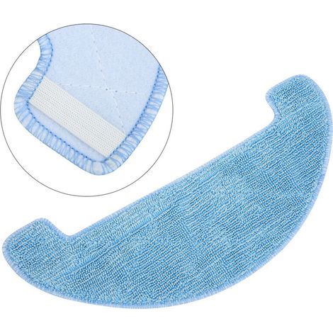 5X Chiffon de Remplacement - Chiffon de Remplacement en Microfibre pour vadrouille - Chiffons de Nettoyage pour Ilife V8 Robot de Balayage (1/5)