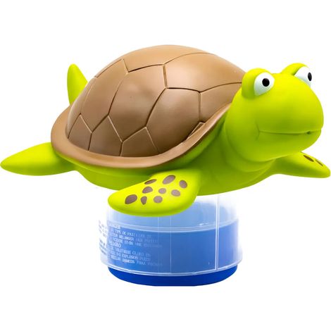 Qwe Dispensador Cloro Flotante Tortuga Pour Piscina Qwe (1/5)