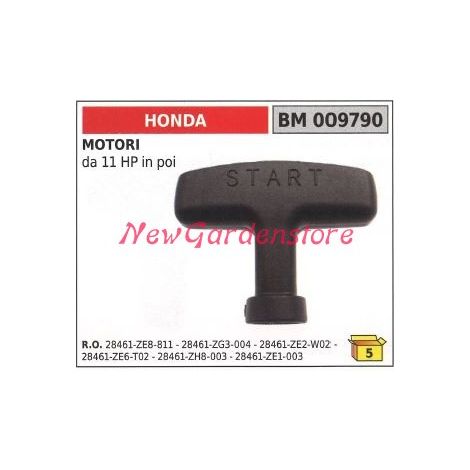 Empuñadura de arranque desbrozadora HONDA motor cortacésped 11cv en adelante 009790