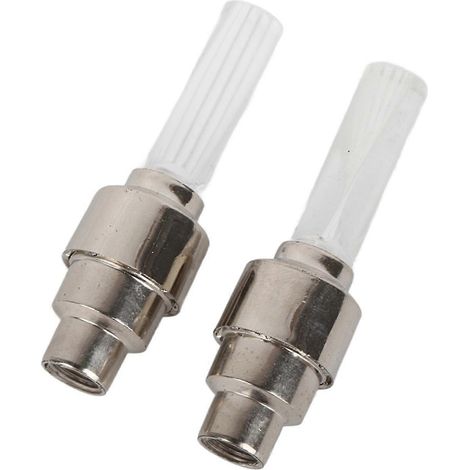 2 Stück LED-Blinklicht-Reifenleuchte, universell, farbenfroh, cool, Radventillampe für Auto, Fahrrad, Motorrad (1/5)