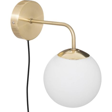 Applique dris in vetro bianco d15cm - Atmosphera créateur d'intérieur
