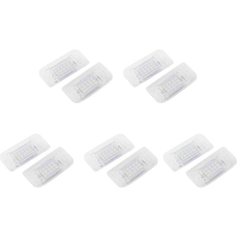 10x Auto-Rücklicht, passend für Mercedes-Benz W242 W246 B-Klasse LED-Kennzeichenbeleuchtung A2468201566 PZ168()