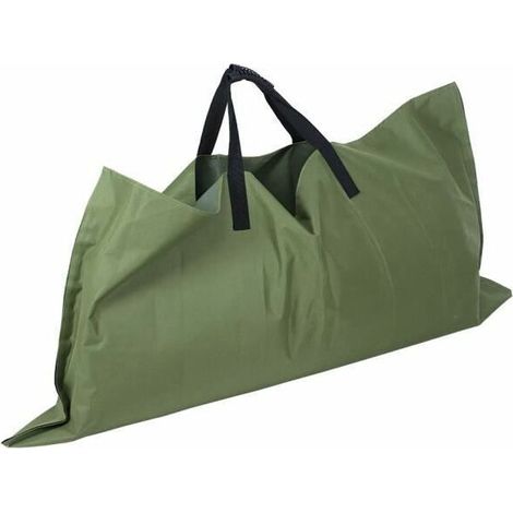 royaluxe - Pour sac de paille de jardin sac poubelle vert 2 en 1, pliable et réutilisable Extérieur (1/4)