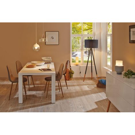 Ampoule bougie LED - 3 niveaux d'intensité - 2,5 W - Culot E14 - Transparent - 230 V - 2700 K - Blanc chaud - 250 lm - Verre - 2,5 W (1/5)
