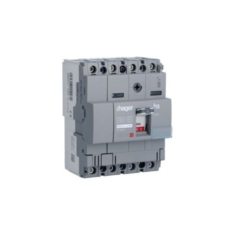 Disj.x160 4P 40kA 20A mag fixe - APPAREILLAGE DE TETE HAGER HNA021M (1/2)