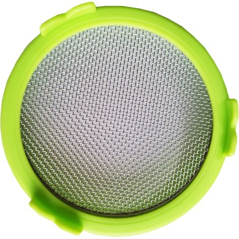 Couvercle À Germer - Treillis En Acier Inoxydable - Pour Bocaux À Large Ouverture - Diamètre Extérieur 9 cm - Vert (1/5)