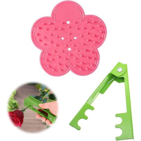 2 Pièces Pinces d'épines de Roses, Remover, Sécateur de Jardin, pour Arbres, Plantes, Fleurs, Adapté aux, Accessoires pour Couper les Fleurs, Convient aux de Défoliation, Élagage,Rose Élagage (1/5)