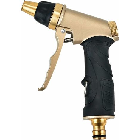 Metal High Pressure Water Gun Hose Spray Gun Brass Connector for Car Washing
