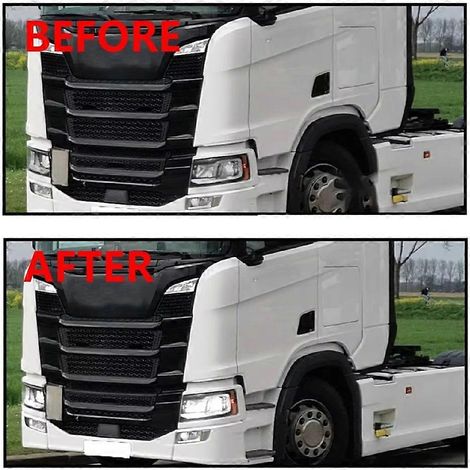 2379886 2655849 2379882 pour camion Scania séries S500, S580, R650 et R450, puce de source lumineuse LED DRL blanche (1/5)