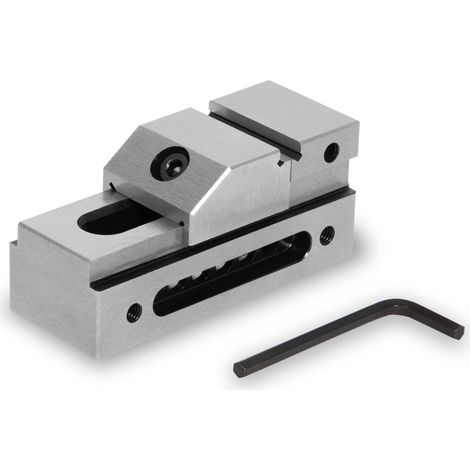 Tornillo banco precisión ancho 26mm sujeción 22mm altura 9mm acero robusto EBERTH (1/5)