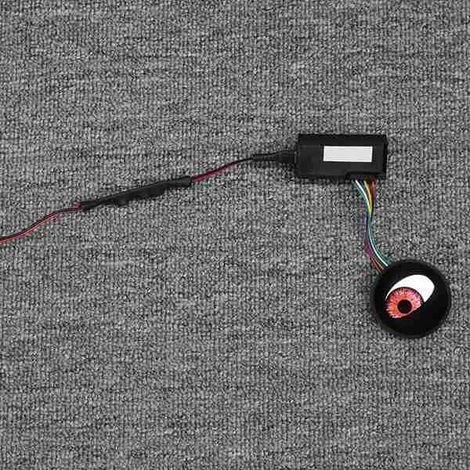 The "Nine Eyes" logo for electric vehicles and cars, featuring a devil eye and winking design, allows for USB installation on any model with pre-drilled holes. (1/4)