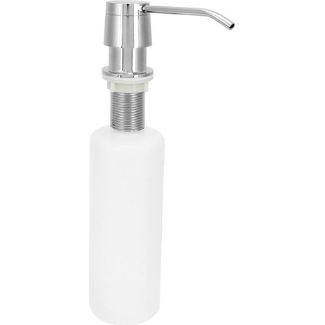Seifenspender, 350 ml Pumpseifen- und Lotionbehälter-Organizer für die Küchenspüle und Verlängerungsschlauch-Set, integrierter Seifenspender oder Lotionspender. (1/4)