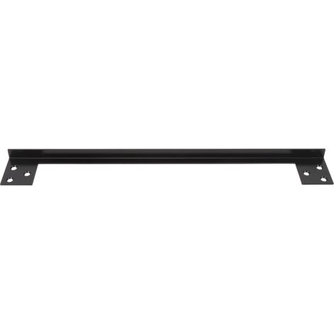 Plaque de protection de loquet de porte en acier inoxydable, sécurité renforcée, en forme de L, pour poignée de porte et pêne dormant, 27,94 cm / 11 pouces (1/5)