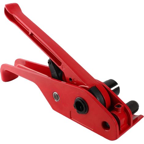 Tendeur manuel pour ruban d'emballage Outil de combinaison rouge sans scellé pour ruban PET/PP 1619mm Rouge (1/5)