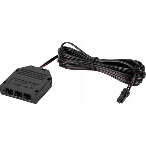 Divisor LED de 3 puntos, 3-24 V, cable divisor de 2 metros (1/4)