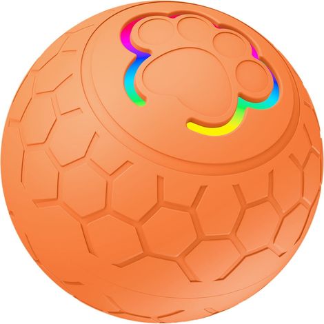 Balle Interactive Pour Chien - Balle Roulante Automatique Activée Par Mouvement - Rechargeable USB-C - Étanche IP54 - Pour Chiens Et Chats - 1 Pièce (1/5)